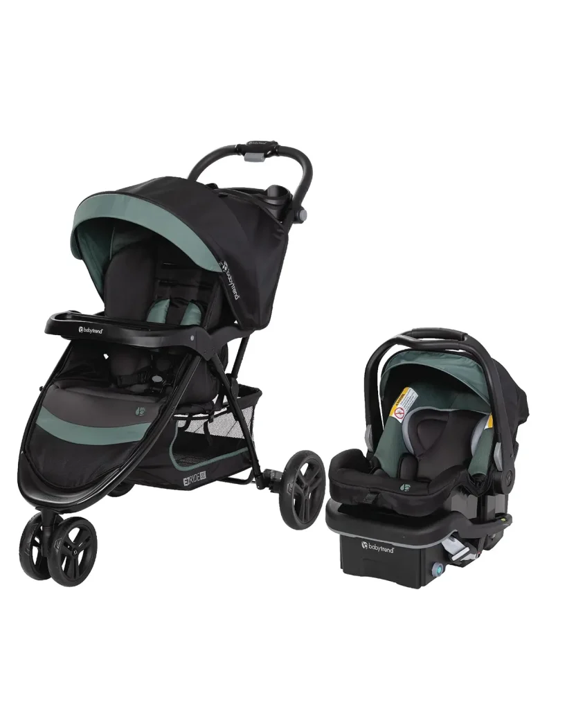 baby stroller and car seat